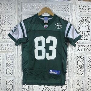 Kids New York Jets‎ Reebok Santana Moss 83 NFL Football Jersey Sz Kids Medium